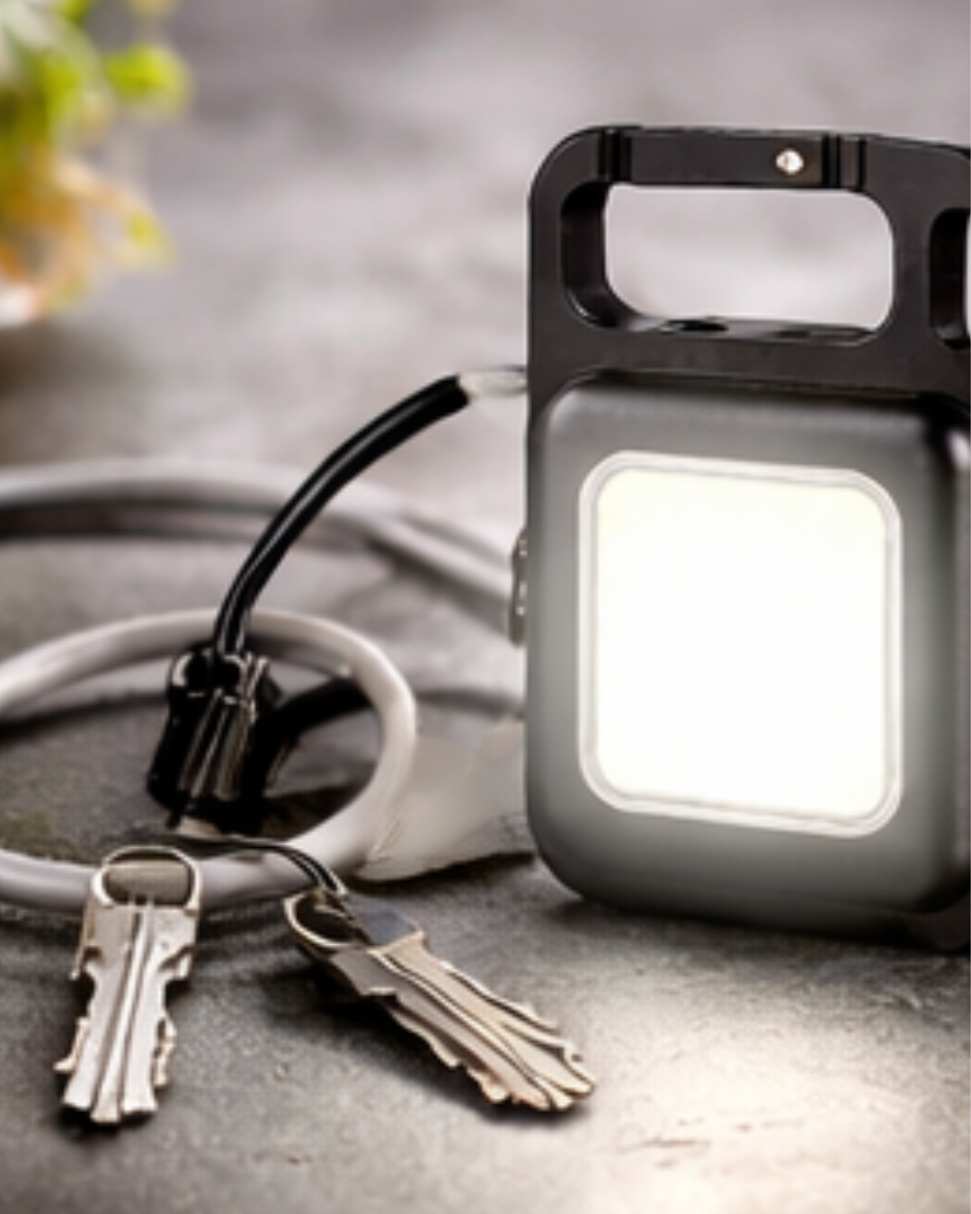 Mini LED COB Flashlight 500 Lumen | Rechargeable Keychain Torch Light