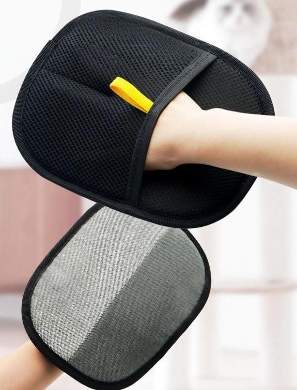 Pet Hair Removal Gloves (Pack of 2) – Double Sided Fur Cleaning Gloves