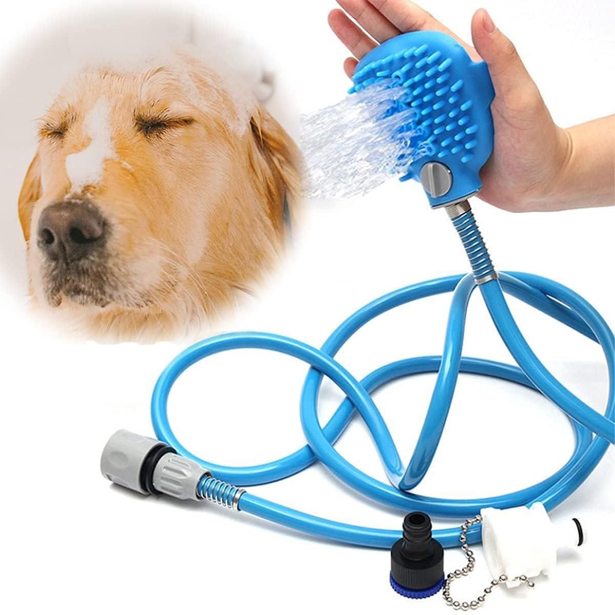Pet Bathing Tool - Cleaning Washing Massager Scrubber Brush for Dog