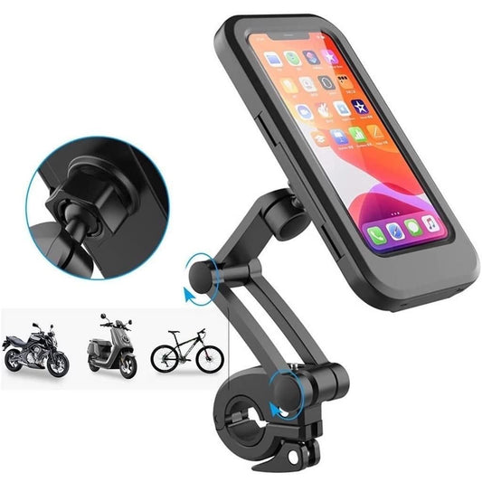 Universal 360° Rotation Bike Phone Holder – Waterproof Mobile Mount