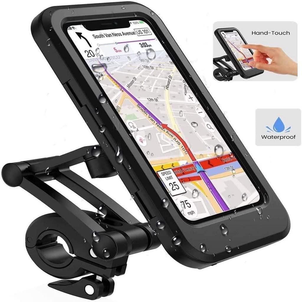 Universal 360° Rotation Bike Phone Holder – Waterproof Mobile Mount