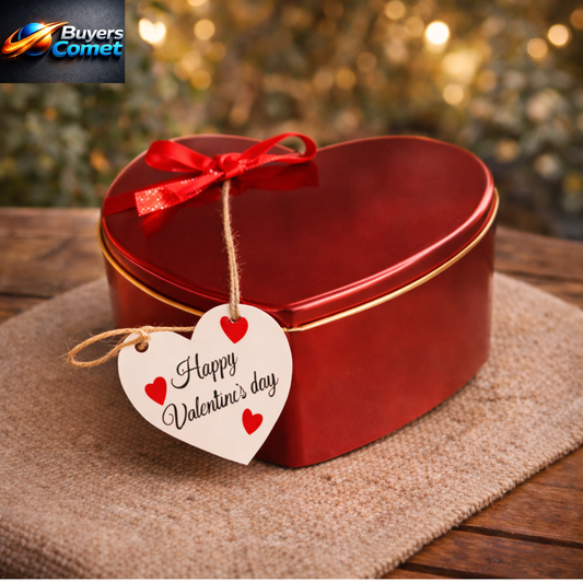 Romantic Heart Teddy Gift Box – Valentine Special Surprise (Limited Offer)